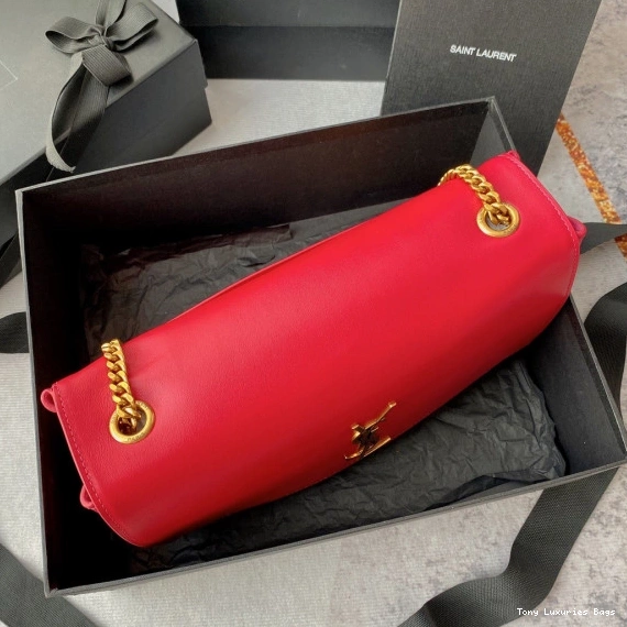 Tony Luxuries SMOOTH YSL REVERSIBLE MEDIUM KATE IN LEATHER SUEDE AND 0709
